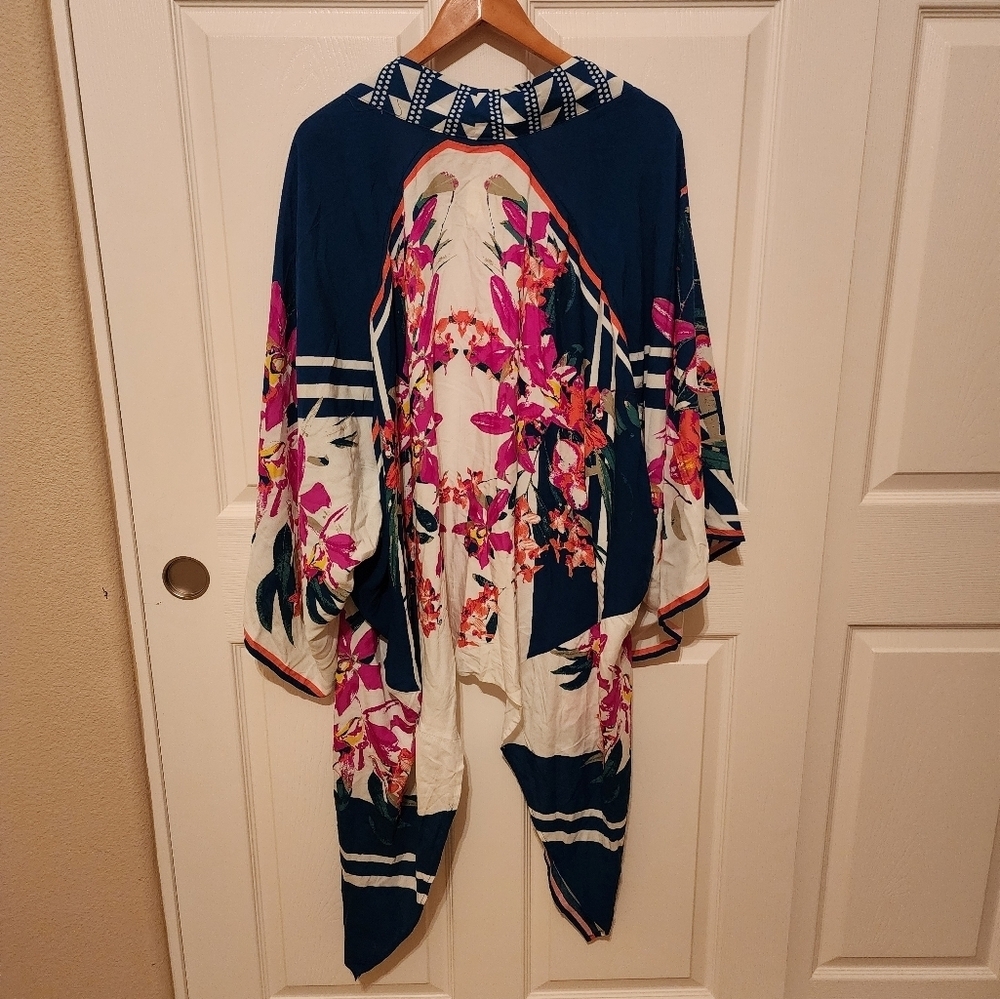 Flying Tomato Size M/L Tunic Beach Cover-up Kimono NWOT - Picture 2 of 7